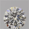 Natural Diamond 0.50 Carats, Round with Very Good Cut, I Color, SI1 Clarity and Certified by GIA