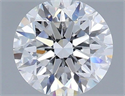 Del inventario de diamantes de laboratorio, 1.10 quilates, Redondo , Color D, claridad VS2 y certificado IGI