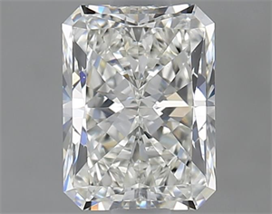 Picture of Natural Diamond 1.01 Carats, Radiant with  Cut, H Color, VS1 Clarity and Certified by GIA