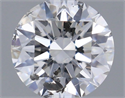 Natural Diamond 0.71 Carats, Round with Excellent Cut, F Color, I1 Clarity and Certified by GIA