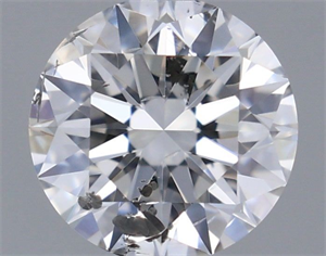 Picture of Natural Diamond 0.71 Carats, Round with Excellent Cut, F Color, I1 Clarity and Certified by GIA