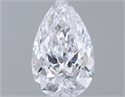 Diamante Natural 0.41 quilates, De pera , Color D, claridad VS2 y certificado GIA
