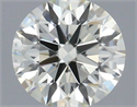 Natural Diamond 0.60 Carats, Round with Excellent Cut, K Color, VS2 Clarity and Certified by IGI