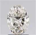 Diamante Natural 1.04 quilates, Ovalado , Color J, claridad VS1 y certificado IGI