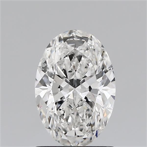 Picture of Natural Diamond 1.04 Carats, Oval with  Cut, G Color, SI2 Clarity and Certified by GIA