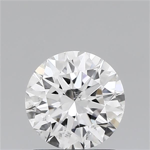 Picture of Natural Diamond 1.01 Carats, Round with Excellent Cut, E Color, SI2 Clarity and Certified by GIA