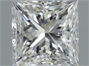 Natural Diamond 1.69 Carats, Princess with  Cut, G Color, VS2 Clarity and Certified by IGI