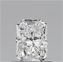 Natural Diamond 0.49 Carats, Radiant with  Cut, E Color, SI1 Clarity and Certified by GIA