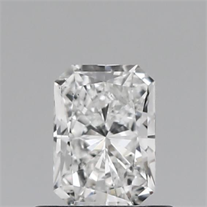 Picture of Natural Diamond 0.49 Carats, Radiant with  Cut, E Color, SI1 Clarity and Certified by GIA