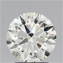 Diamante Natural 2.06 quilates, Redondo , Color L, claridad IF y certificado IGI