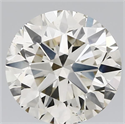 Diamante Natural 3.50 quilates, Redondo , Color L, claridad VS2 y certificado IGI