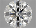 Natural Diamond 4.01 Carats, Round with Excellent Cut, H Color, SI2 Clarity and Certified by IGI
