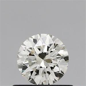 Picture of Natural Diamond 0.40 Carats, Round with Excellent Cut, L Color, VS2 Clarity and Certified by IGI