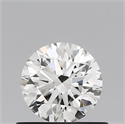 Natural Diamond 0.57 Carats, Round with Excellent Cut, I Color, VVS1 Clarity and Certified by GIA