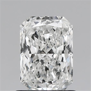 Picture of Natural Diamond 0.74 Carats, Radiant with  Cut, E Color, VVS1 Clarity and Certified by GIA
