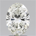 Natural Diamond 1.75 Carats, Oval with  Cut, I Color, SI1 Clarity and Certified by IGI