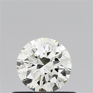 Picture of Natural Diamond 0.40 Carats, Round with Excellent Cut, J Color, VS2 Clarity and Certified by IGI