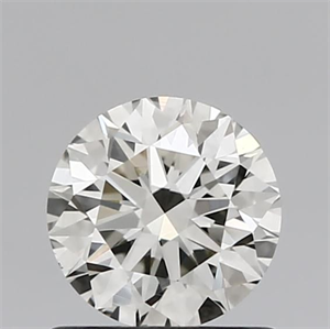 Picture of Natural Diamond 0.75 Carats, Round with Excellent Cut, J Color, VS2 Clarity and Certified by IGI
