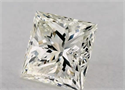 Natural Diamond 5.01 Carats, Princess with  Cut, I Color, VVS2 Clarity and Certified by IGI