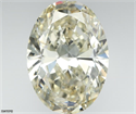 Natural Diamond 3.26 Carats, Oval with  Cut, L Color, SI1 Clarity and Certified by IGI