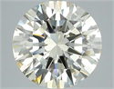 Natural Diamond 3.03 Carats, Round with Excellent Cut, K Color, VVS1 Clarity and Certified by IGI