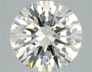 Picture of Natural Diamond 3.03 Carats, Round with Excellent Cut, K Color, VVS1 Clarity and Certified by IGI