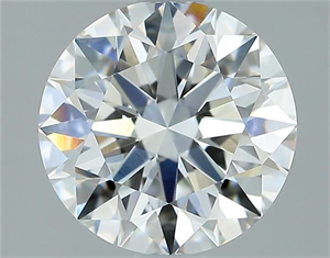 Foto Diamante Natural 1.71 quilates, Redondo , Color H, claridad VVS1 y certificado GIA de