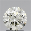 Natural Diamond 1.50 Carats, Round with Excellent Cut, K Color, VS2 Clarity and Certified by IGI