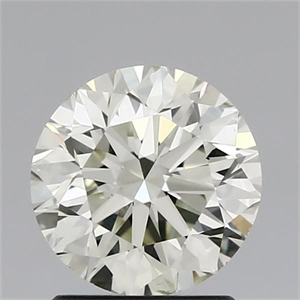 Picture of Natural Diamond 1.50 Carats, Round with Excellent Cut, K Color, VS2 Clarity and Certified by IGI