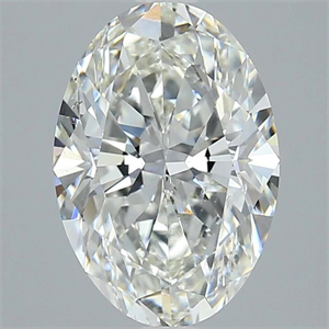 Foto Diamante Natural 3.30 quilates, Ovalado , Color I, claridad SI1 y certificado GIA de
