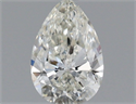 Natural Diamond 0.50 Carats, Pear with  Cut, H Color, VS1 Clarity and Certified by IGI
