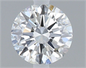 Diamante Natural 0.40 quilates, Redondo , Color F, claridad VVS1 y certificado GIA