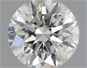 Natural Diamond 0.57 Carats, Round with Excellent Cut, I Color, I1 Clarity and Certified by IGI