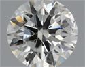 Natural Diamond 0.59 Carats, Round with Excellent Cut, I Color, I1 Clarity and Certified by IGI