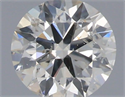 Natural Diamond 0.50 Carats, Round with Excellent Cut, J Color, SI2 Clarity and Certified by IGI