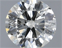 Natural Diamond 0.71 Carats, Round with Excellent Cut, I Color, I1 Clarity and Certified by IGI