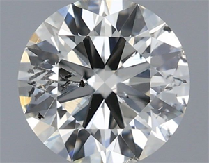 Picture of Natural Diamond 0.71 Carats, Round with Excellent Cut, I Color, I1 Clarity and Certified by IGI