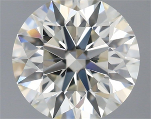 Picture of Natural Diamond 0.70 Carats, Round with Excellent Cut, J Color, VS1 Clarity and Certified by IGI