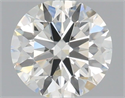Natural Diamond 0.40 Carats, Round with Excellent Cut, H Color, VS2 Clarity and Certified by IGI
