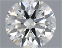 Natural Diamond 0.40 Carats, Round with Excellent Cut, H Color, VS2 Clarity and Certified by IGI
