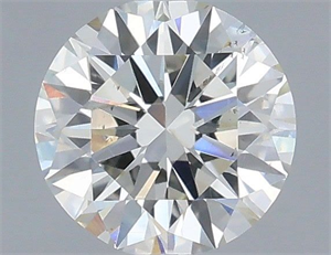Picture of Natural Diamond 0.41 Carats, Round with Excellent Cut, I Color, SI1 Clarity and Certified by IGI