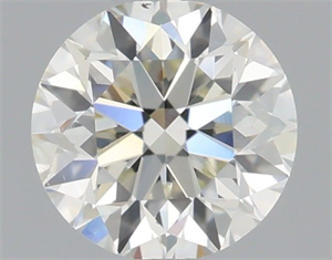 Picture of Natural Diamond 0.40 Carats, Round with Very Good Cut, H Color, SI1 Clarity and Certified by IGI