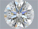 Natural Diamond 0.41 Carats, Round with Excellent Cut, I Color, SI1 Clarity and Certified by IGI