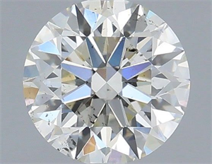 Picture of Natural Diamond 0.41 Carats, Round with Excellent Cut, I Color, SI1 Clarity and Certified by IGI