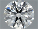 Diamante Natural 0.40 quilates, Redondo , Color H, claridad SI1 y certificado IGI