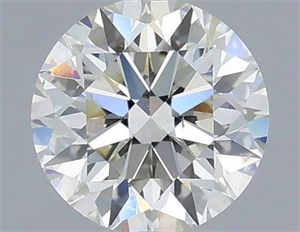 Picture of Natural Diamond 0.41 Carats, Round with Excellent Cut, I Color, SI1 Clarity and Certified by IGI