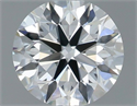 Natural Diamond 0.43 Carats, Round with Excellent Cut, E Color, VS1 Clarity and Certified by IGI