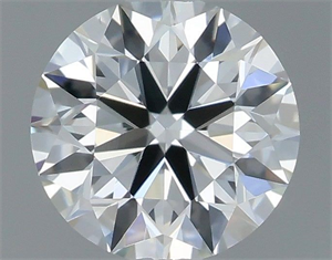 Picture of Natural Diamond 0.43 Carats, Round with Excellent Cut, E Color, VS1 Clarity and Certified by IGI