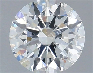 Picture of Natural Diamond 0.43 Carats, Round with Excellent Cut, F Color, SI1 Clarity and Certified by IGI