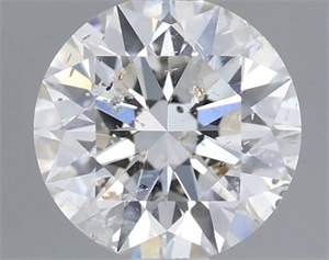 Picture of Natural Diamond 0.70 Carats, Round with Excellent Cut, H Color, I1 Clarity and Certified by IGI